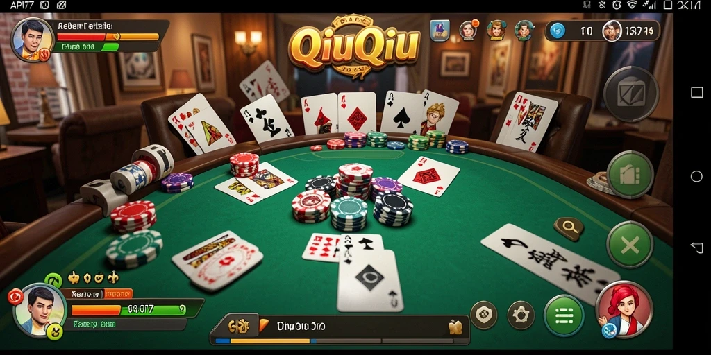 Screenshot gameplay seru QiuQiu di API77.