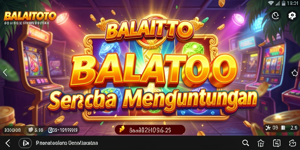 Tampilan gameplay seru dari BALAITOTO yang penuh warna.