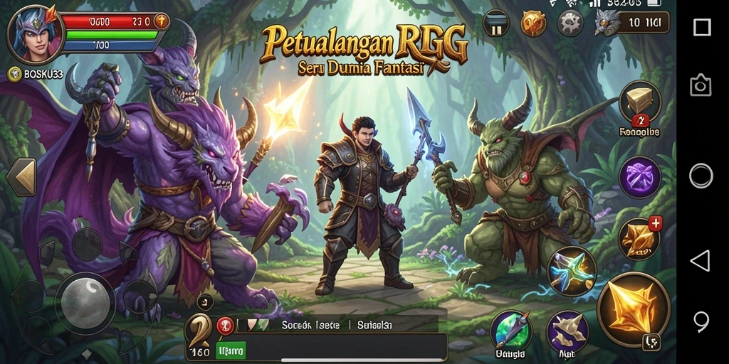 Tampilan gameplay seru BOSKU33 dengan petualangan mendebarkan.