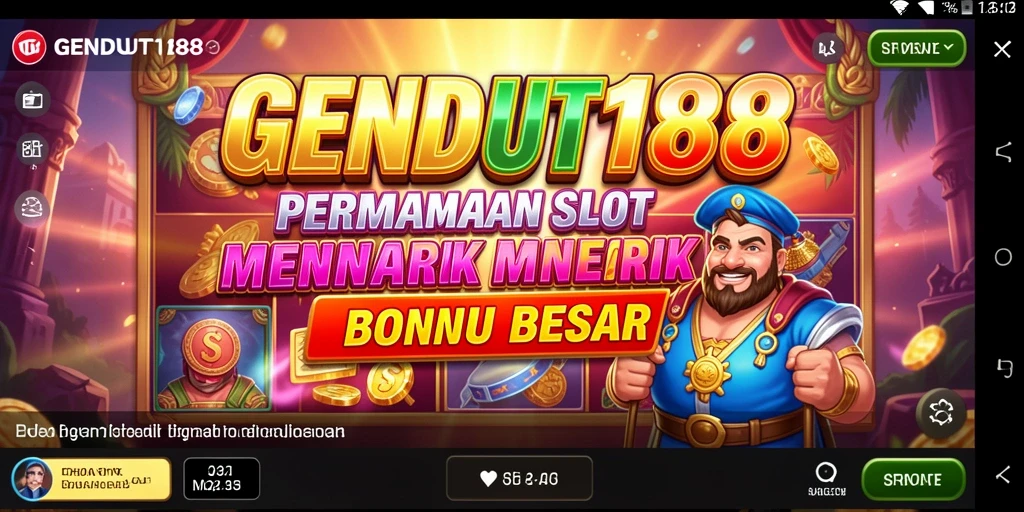Tampilan menarik dari gameplay GENDUT188 dalam permainan Slot.