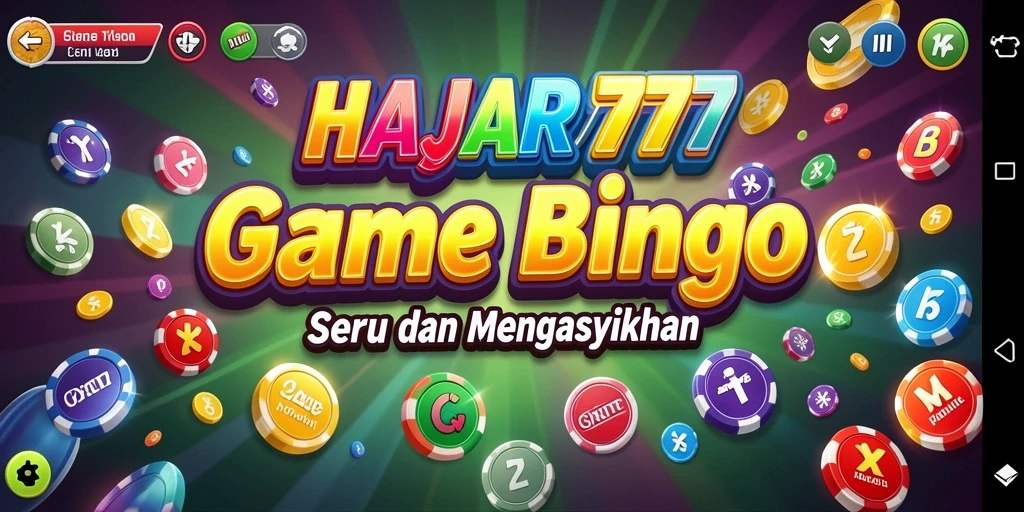 Tampilan menarik dari gameplay Bingo HAJAR777 yang seru.