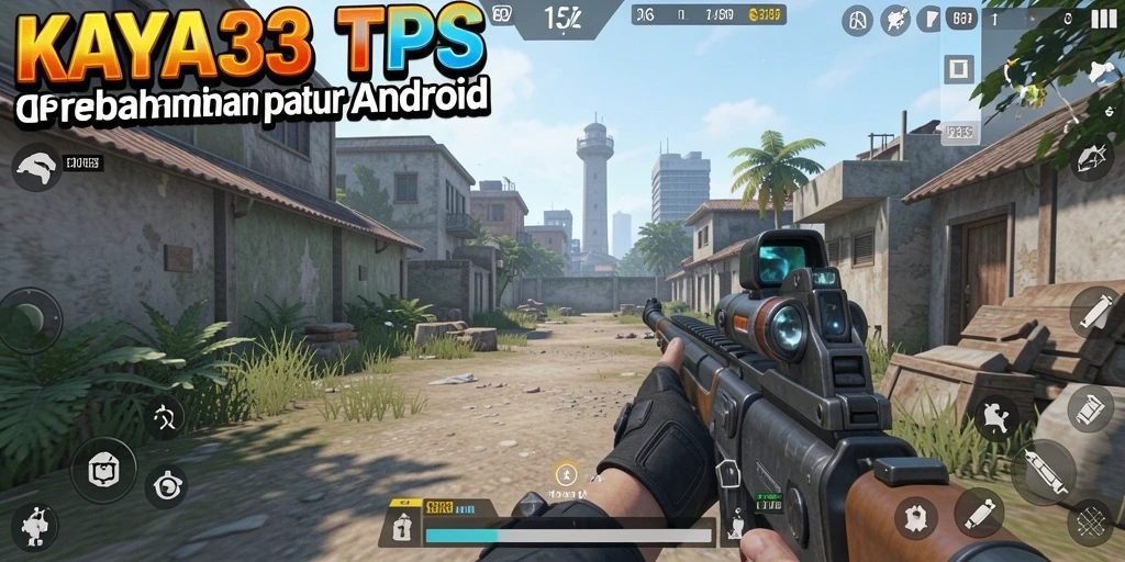 Screenshot gameplay KAYA33 menampilkan aksi seru dalam pertempuran TPS.