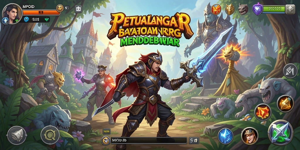 Tampilan gameplay MPOID yang seru dan menantang di dunia RPG.