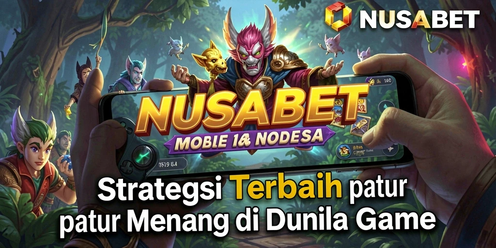 Screenshot utama NUSABET menampilkan gameplay strategi yang mendebarkan.