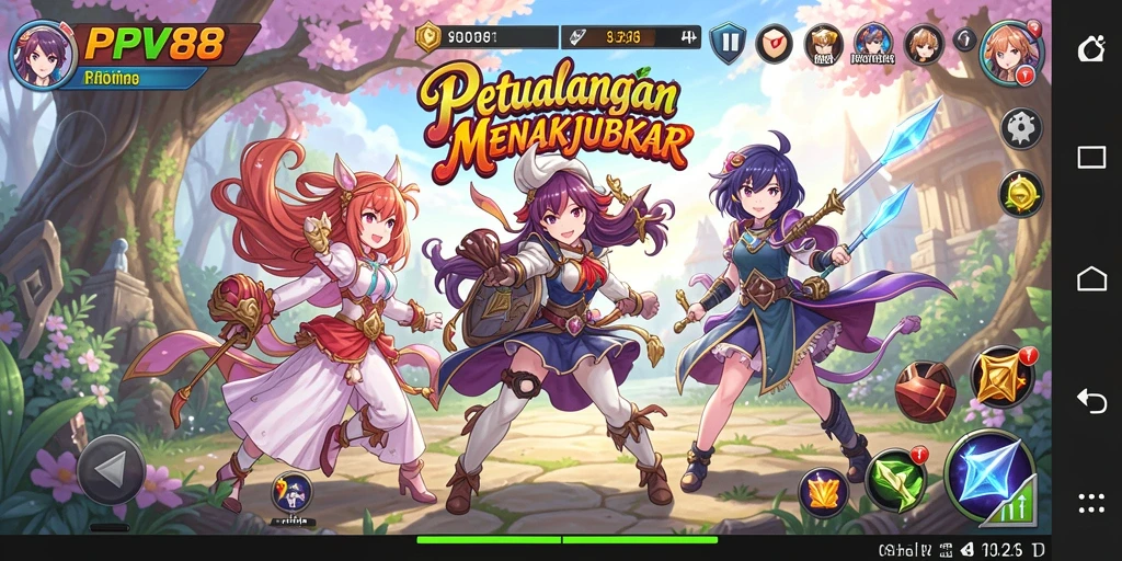 Tampilan gameplay PPV88 yang menarik dan penuh warna.