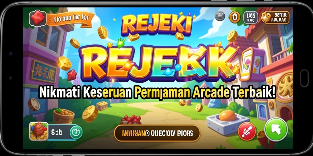 Screenshot gameplay REJEKI menampilkan aksi seru dalam permainan Arcade.