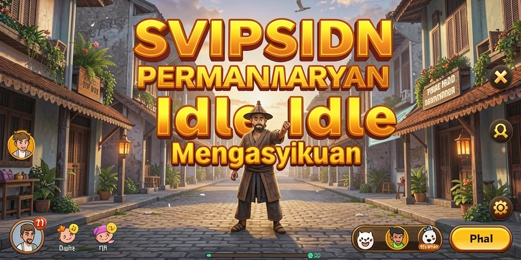 Tampilan gameplay SVIPSIDN yang menawan dengan elemen Idle.