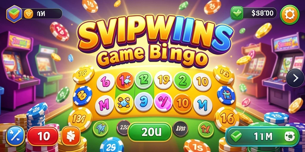 Tampilan gameplay seru di SVIPWINS dengan pengalaman Bingo yang mengasyikkan.