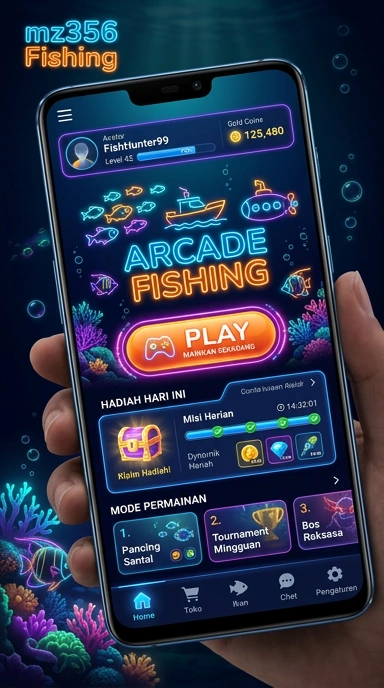 Tampilan utama aplikasi mz356 yang user-friendly.